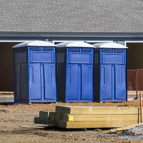 are there any restrictions on what items can be disposed of in the porta potties in Alexander AR